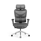 FOTEL ERGONOMICZNY DIABLO V-COMMANDER CZARNO-SZARY