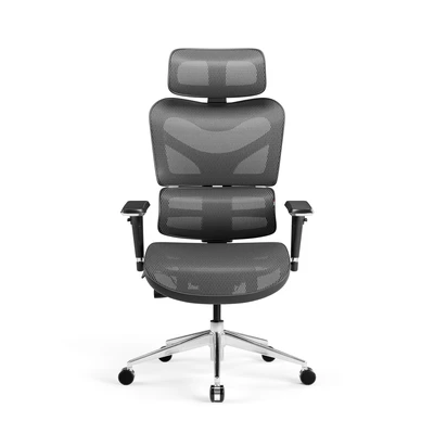 FOTEL ERGONOMICZNY DIABLO V-COMMANDER CZARNO-SZARY