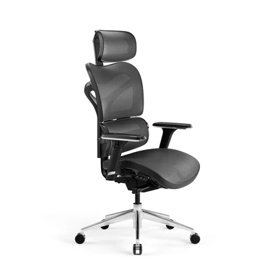 FOTEL ERGONOMICZNY DIABLO V-COMMANDER CZARNO-SZARY