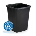 Kosz na śmieci DURABIN® ECO 90L kwadratowy, czarny