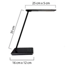 LAMPA BIURKOWA UNILUX LINKA LED CZARNY