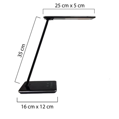 LAMPA BIURKOWA UNILUX LINKA LED CZARNY