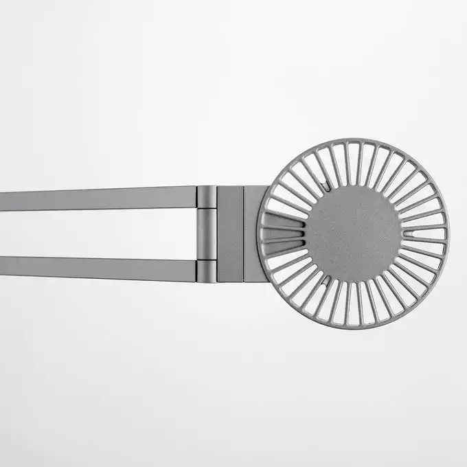 Lampa stołowa LUCTRA  PRO 2 RADIAL BASE, srebrna