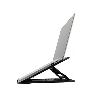 PODSTAWA POD LAPTOPA Z OBROTOWYM PODŁOŻEM Q-CONNECT, 25,5X28X2,2 CM, CZARNA