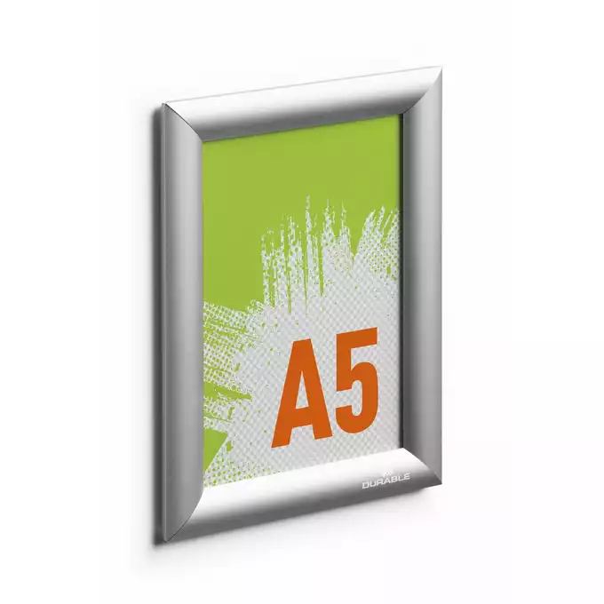 Aluminiowa rama zatrzaskowa A5, srebrny