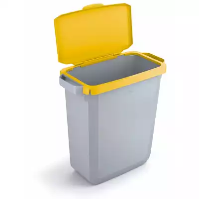DURABIN LID 60 uchylna pokrywa do pojemnika 60 l DURABLE, żółty