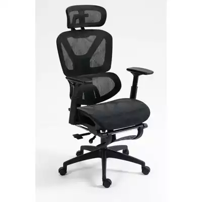 FOTEL ERGONOMICZNY EFFECTOR, CZARNY