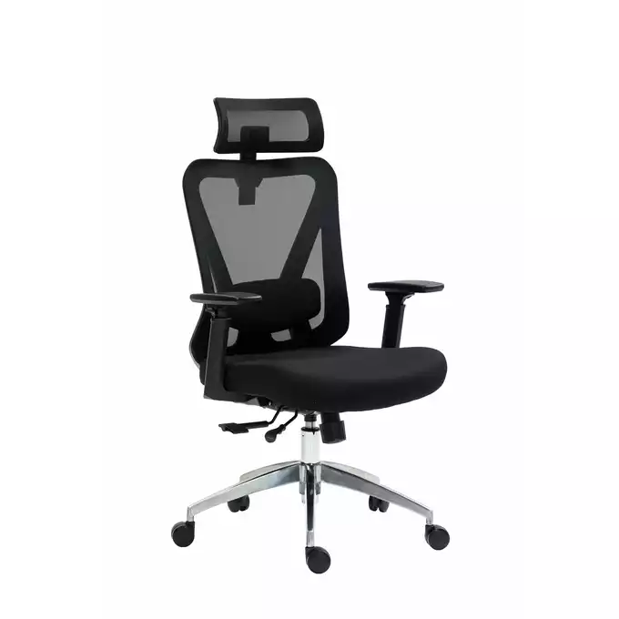 FOTEL ERGONOMICZNY ERGOBIT LUX, CZARNY