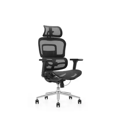 FOTEL ERGONOMICZNY ERGOMIX, CZARNY
