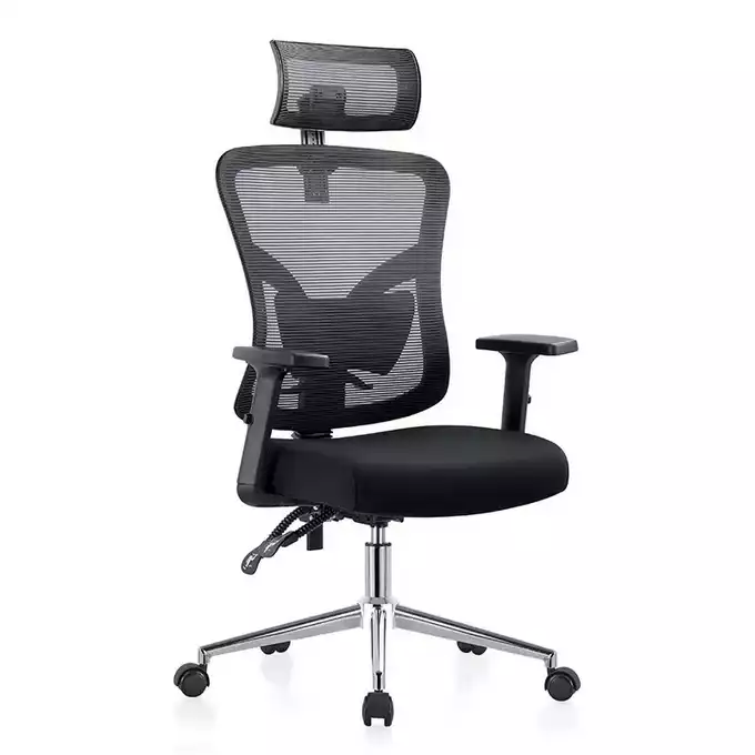 FOTEL ERGONOMICZNY RAMOS, CZARNY