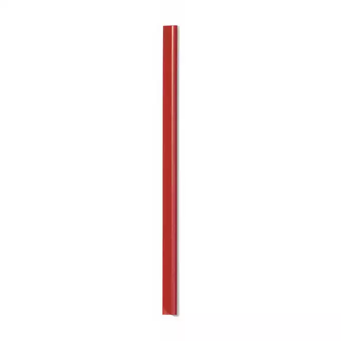 Grzbiety zaciskowe A4 3 mm opakowanie 100 sztuk, czerwony