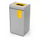 Kosz do recyklingu DURASORT 55L papier, żółty