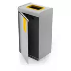 Kosz do recyklingu DURASORT 55L papier, żółty