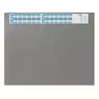 Podkład na biurko 650x520 mm z kalendarzem i przezroczystą nakładką, szary