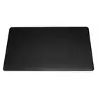 Podkład na biurko 650x520 mm z wyprofilowanymi krawędziami, czarny