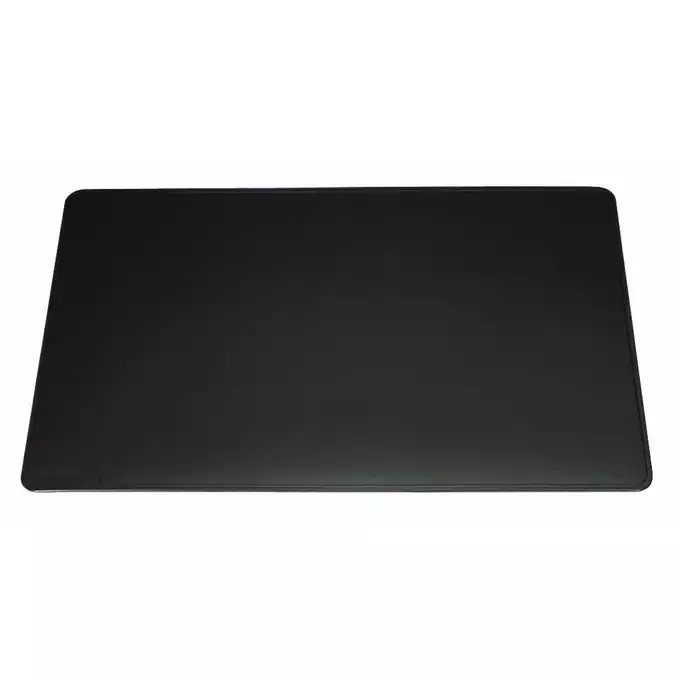 Podkład na biurko 650x520 mm z wyprofilowanymi krawędziami, czarny