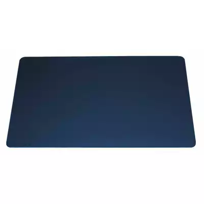 Podkład na biurko 650x520 mm z wyprofilowanymi krawędziami, granatowy
