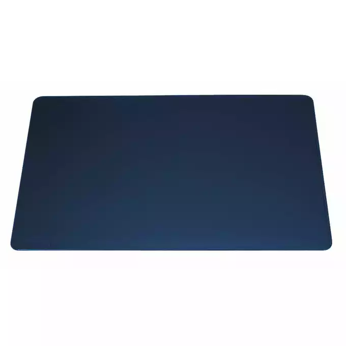 Podkład na biurko 650x520 mm z wyprofilowanymi krawędziami, granatowy