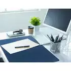 Podkład na biurko 650x520 mm z wyprofilowanymi krawędziami, granatowy