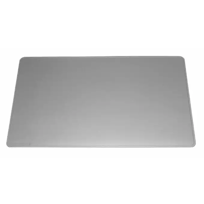 Podkład na biurko 650x520 mm z wyprofilowanymi krawędziami, szary