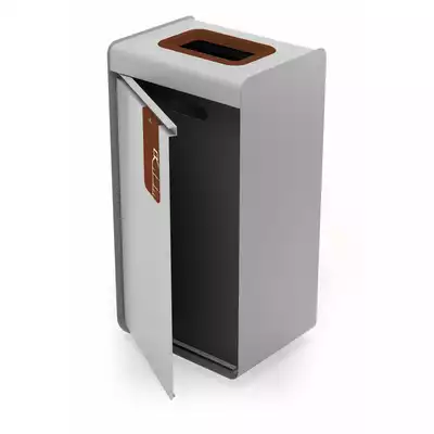 Pojemnik do recyklingu DURASORT&amp;#x00AE; 55L odpady BIO, brązowy