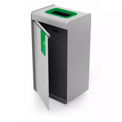 Pojemnik do recyklingu DURASORT&amp;#x00AE; 55L szkło, zielony