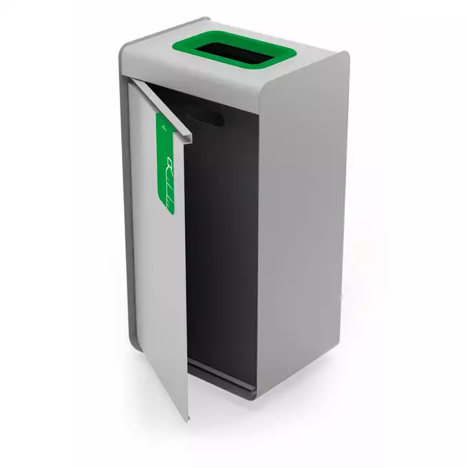 Pojemnik do recyklingu DURASORT&amp;#x00AE; 55L szkło, zielony