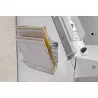 Pojemnik na ulotki FLEXIPLUS 2 A4 poziomy, magnetyczny, przezroczysty