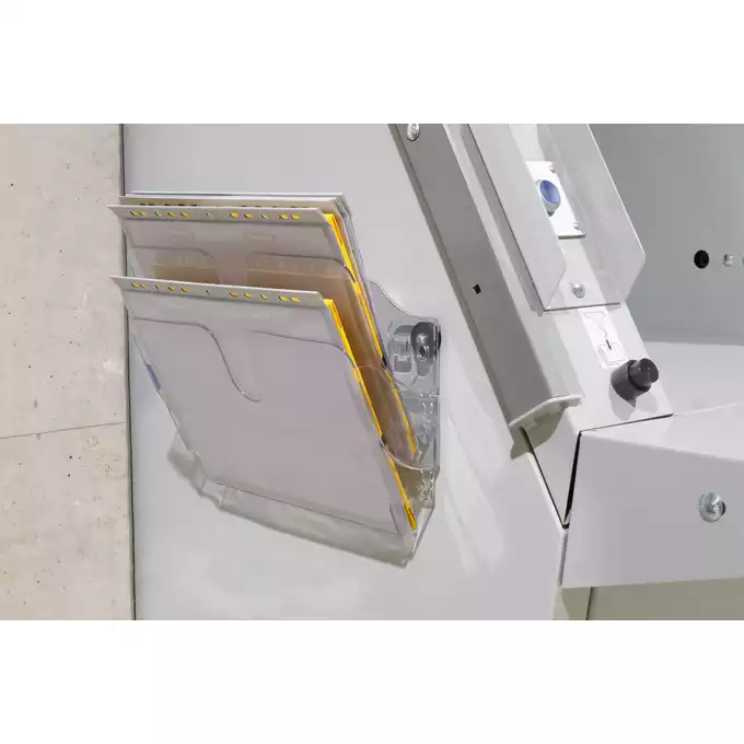 Pojemnik na ulotki FLEXIPLUS 2 A4 poziomy, magnetyczny, przezroczysty