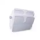 Pojemnik na ulotki FLEXIPLUS 2 A4 poziomy, magnetyczny, przezroczysty
