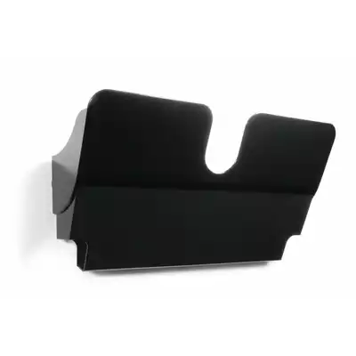 Pojemnik na ulotki FLEXIPLUS A4 poziomy, magnetyczny, czarny