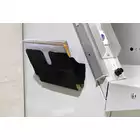 Pojemnik na ulotki FLEXIPLUS A4 poziomy, magnetyczny, czarny