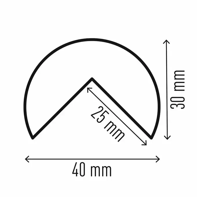 Profil ochronny C25R magnetyczny, ochrona powierzchni
