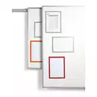 Ramka informacyjna DURAFRAME® MAGNETIC A4, srebrny, op. 5 szt.