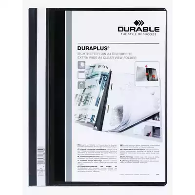 Skoroszyt prezentacyjny DURAPLUS® A4+, czarny