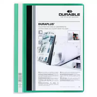 Skoroszyt prezentacyjny DURAPLUS® A4+, zielony