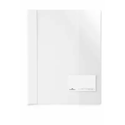 Skoroszyt z przezroczystą okładką A4+ z okienkiem 90x57 mm, czarny (1)