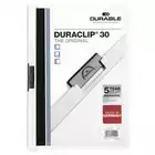 Skoroszyt zaciskowy DURACLIP® 30 A4, biały