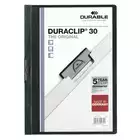 Skoroszyt zaciskowy DURACLIP® 30 A4, ciemnozielony