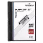 Skoroszyt zaciskowy DURACLIP® 30 A4, czarny