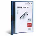 Skoroszyt zaciskowy DURACLIP® 30 A4, granatowy