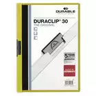 Skoroszyt zaciskowy DURACLIP® 30 A4, zielony