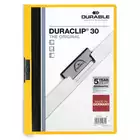 Skoroszyt zaciskowy DURACLIP® 30 A4, żółty