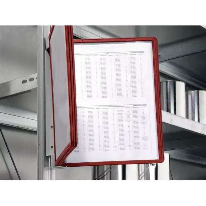 System paneli prezentacyjnych VARIO® MAGNETIC WALL 5, czerwony