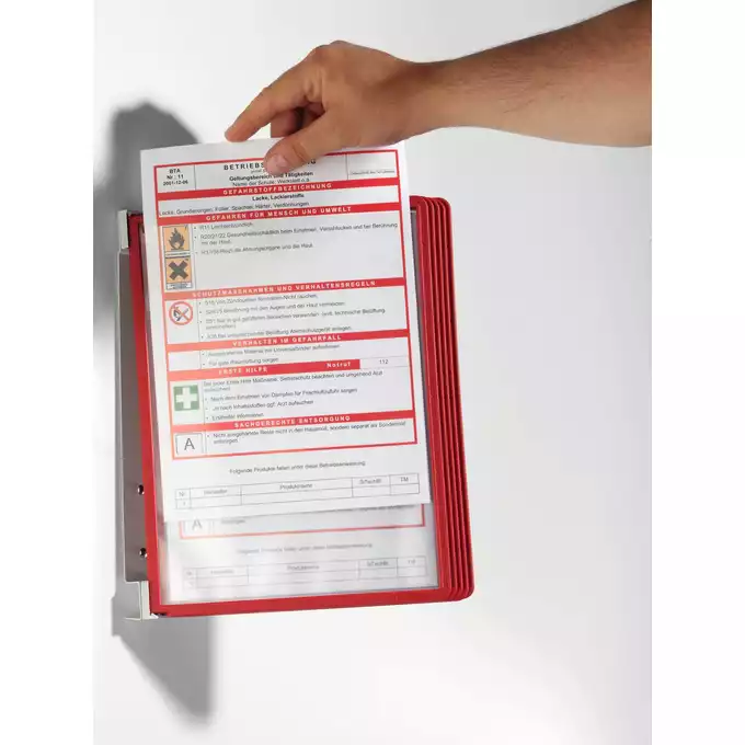 System paneli prezentacyjnych VARIO® WALL 5, czerwony