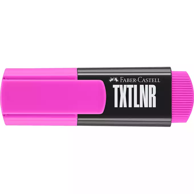 ZAKREŚLACZ MINI TXTLNR, NEONOWY RÓŻOWY, FABER-CASTELL