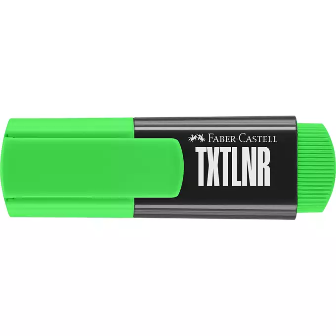 ZAKREŚLACZ MINI TXTLNR, NEONOWY ZIELONY, FABER-CASTELL