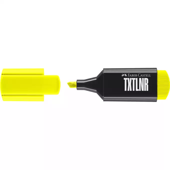 ZAKREŚLACZ MINI TXTLNR, NEONOWY ŻOŁTY, FABER-CASTELL