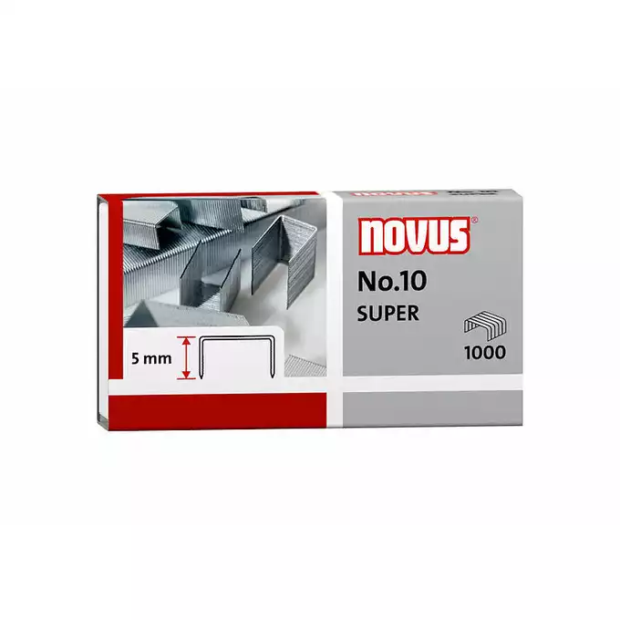 ZSZYWACZ NOVUS E15 CZARNY Z PAKIETEM STARTOWYM ZSZYWEK No.10 DIN SUPER