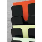 Zestaw 6 pionowych pojemników na dokumenty FLEXIPLUS A4 DURABLE, czarny